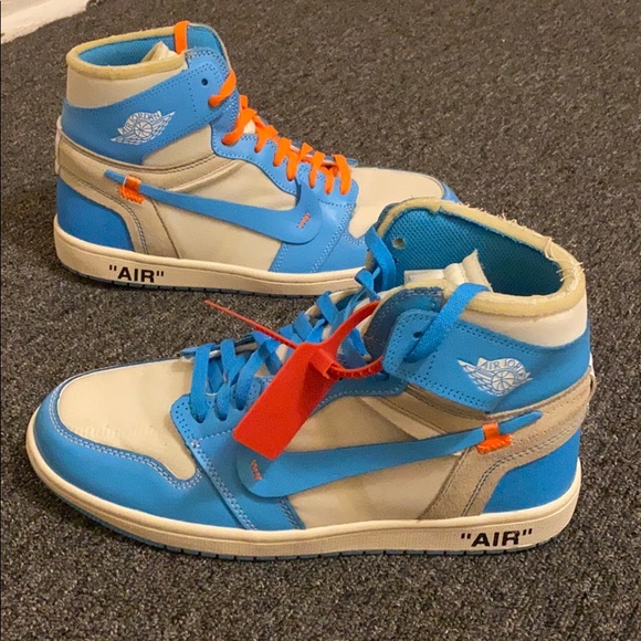 Off White Air Jordan 1s UNC - Picture 2 of 7
